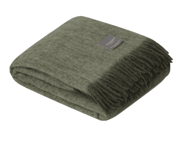 STACKELBERGS - PLAID EN MOHAIR VERT